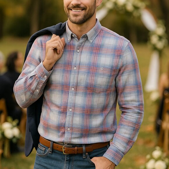 Weatherproof Other - Weatherproof Vintage Men’s Plaid Button-Down Long Sleeve Shirt